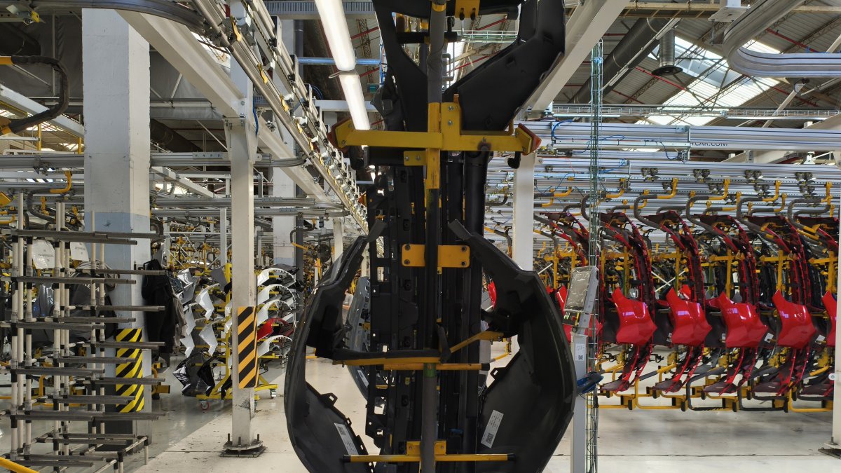 Imagen del interior de la factoría de Renault en Valladolid.