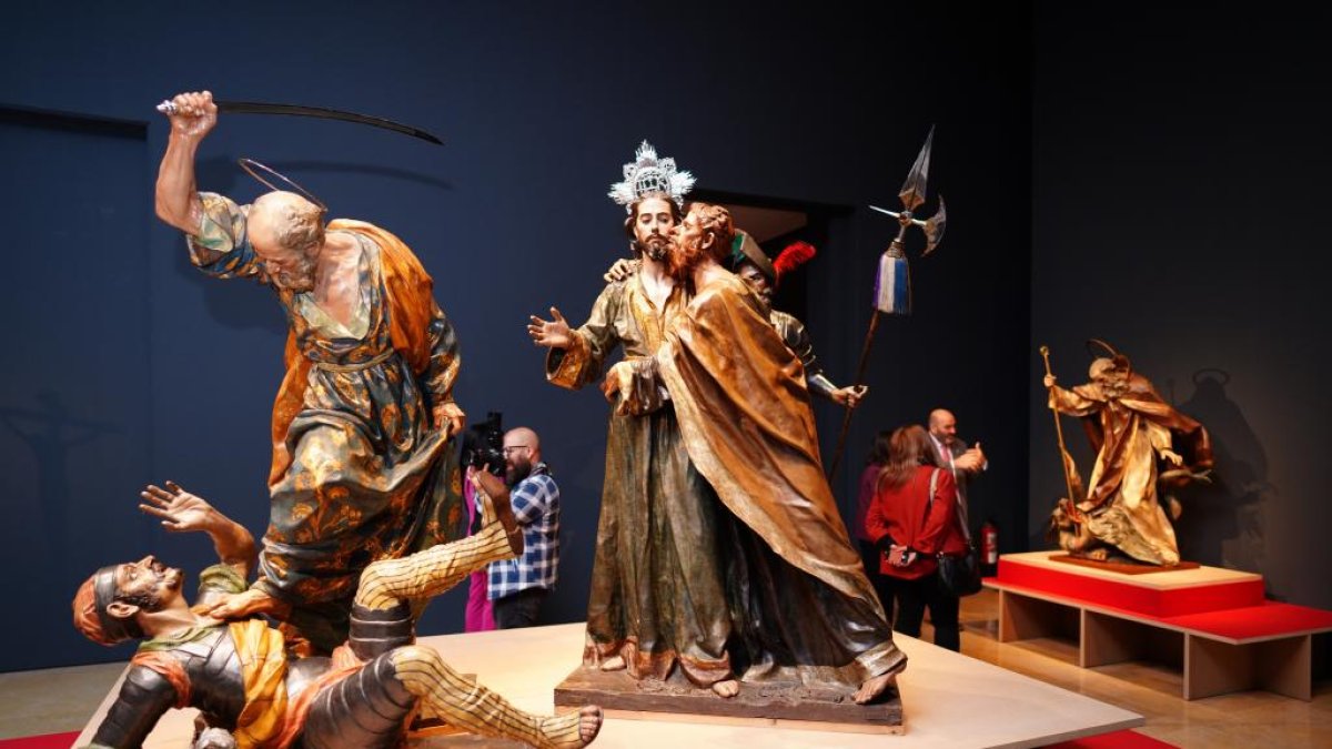 Exposición de Salzillo en el Museo Nacional de escultura.