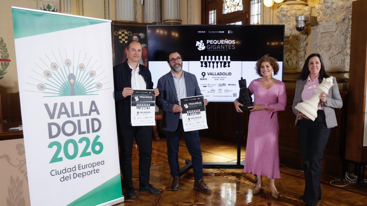 Presentación del Torneo Pequeños Gigantes de Ajedrez en 2026.