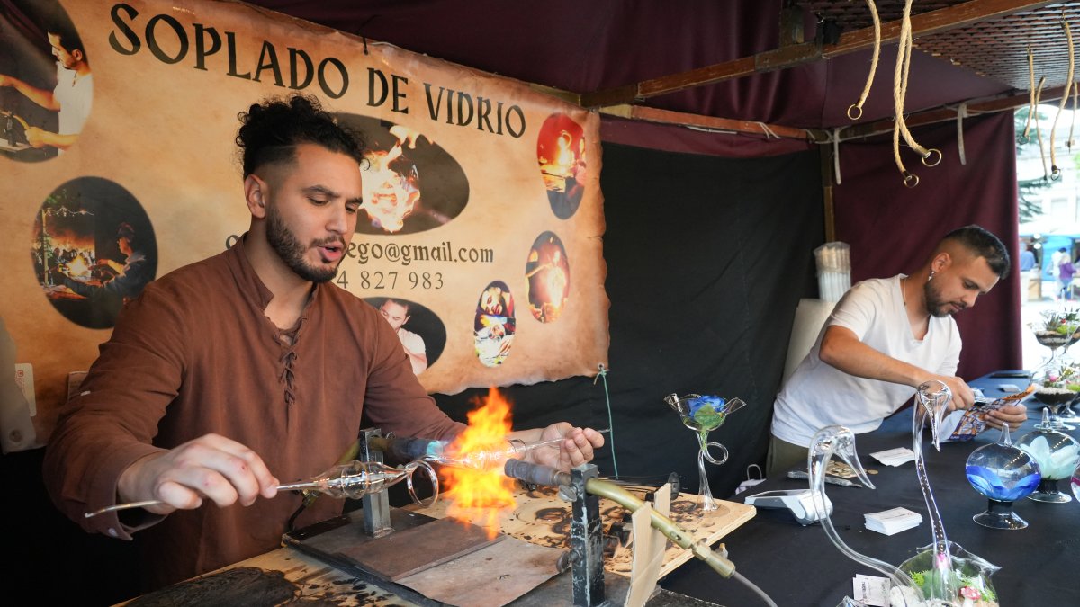 Valladolid. Mercado Castellano en la plaza de San Pablo.