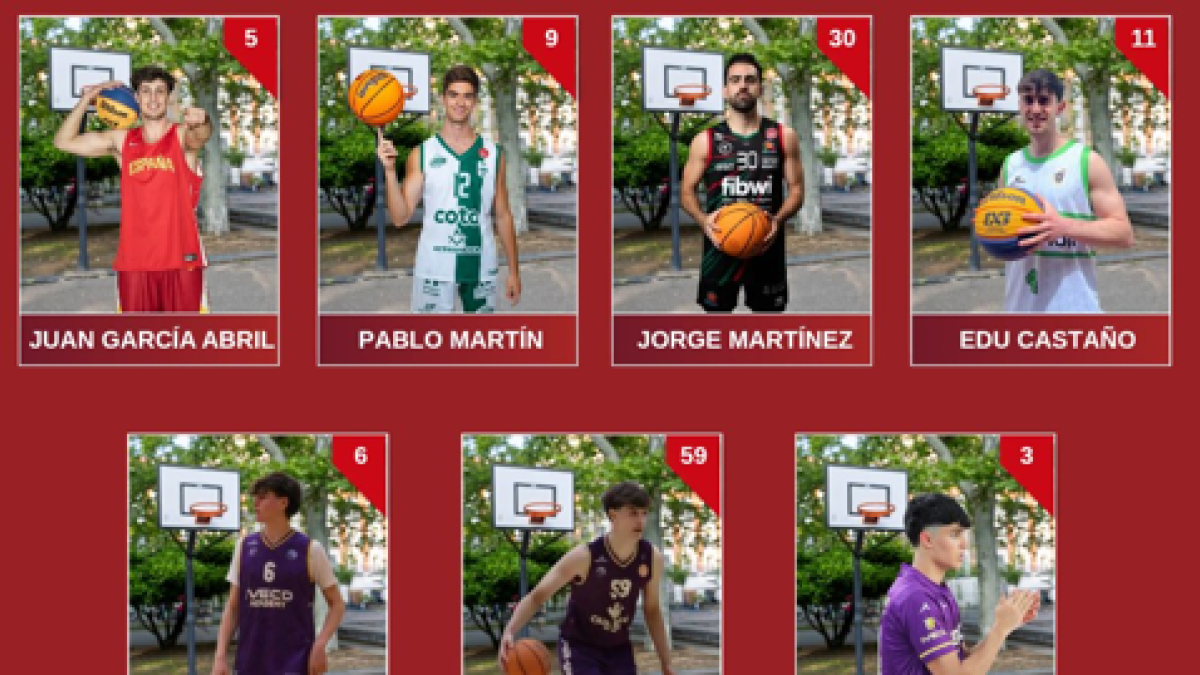 Roster equipo masculino 3G Valladolid 3x3