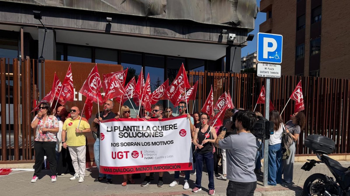Concentración de los trabajadores de Intrum