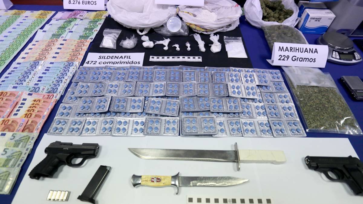 Material incautado en la operación conjunta entre Policía Nacional y Guardia Civil, en noviembre de 2015.