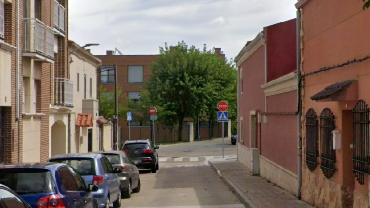La calle Álamos de Valladolid.