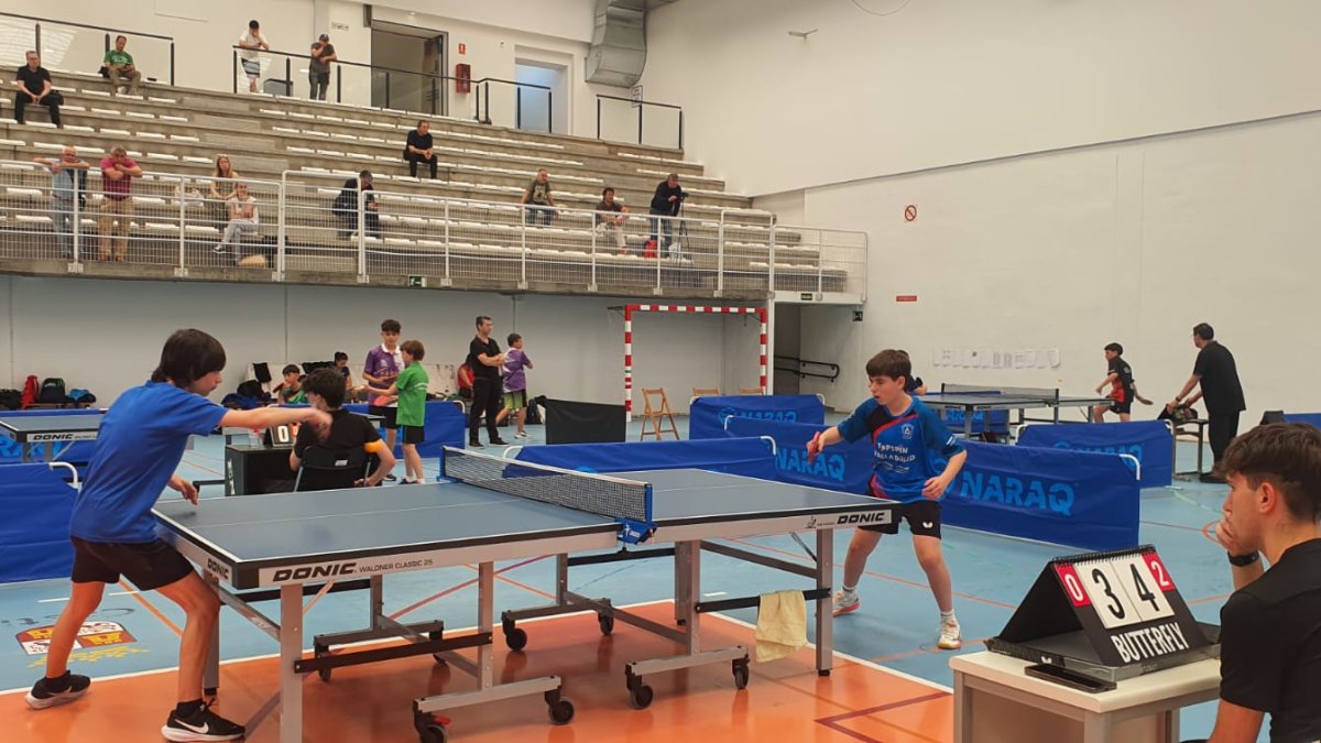 Uno de los partidos disputados en Palencia por el Topspin.