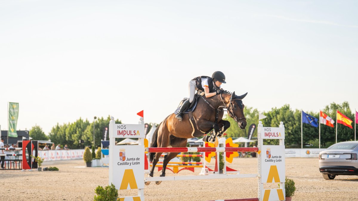 Un momento de la segunda jornada de la Liga Nacional de Saltos.