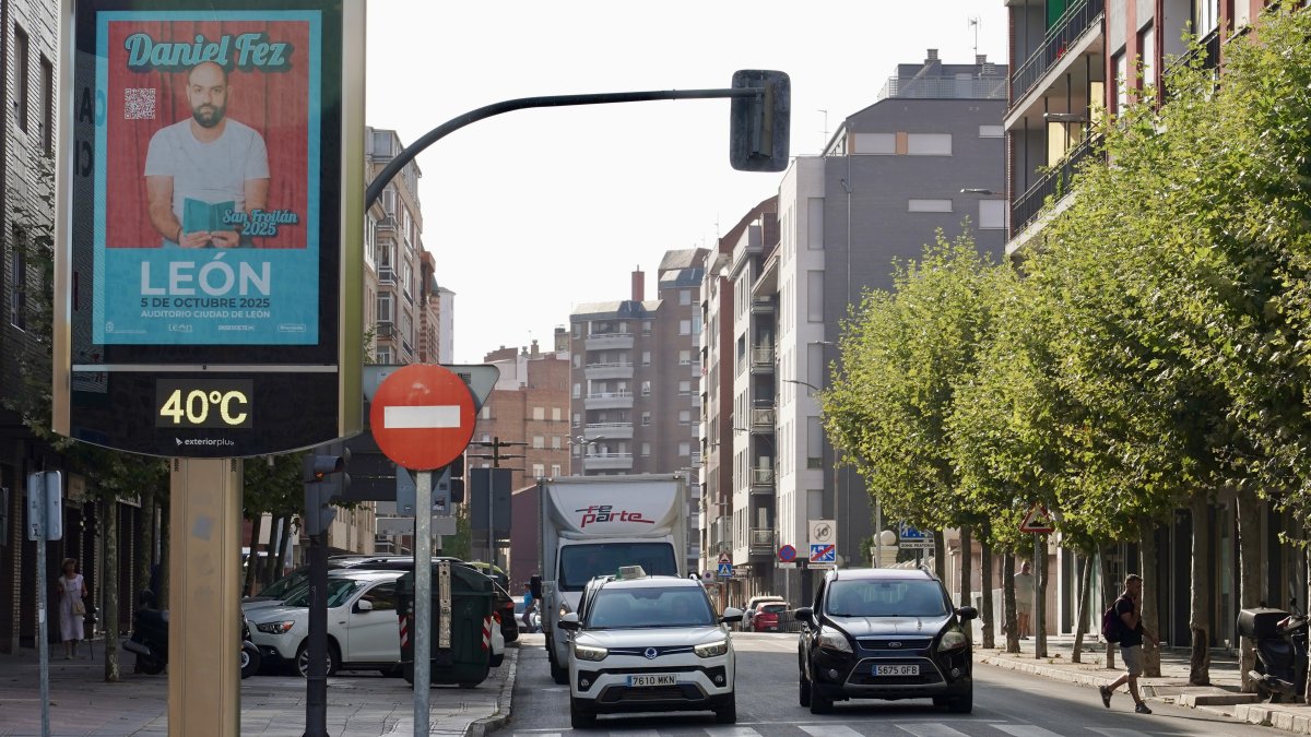 Altas temperaturas en la capital leonesa
