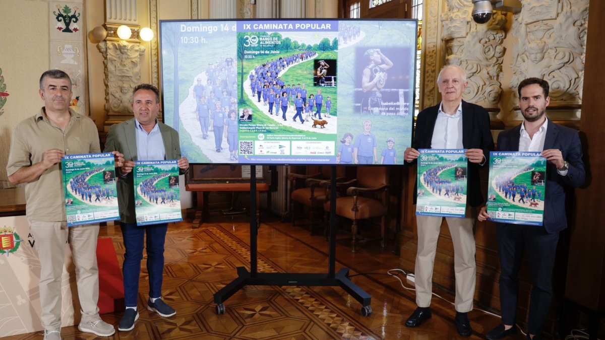 Imagen de la presentación de la IX Caminata Popular
