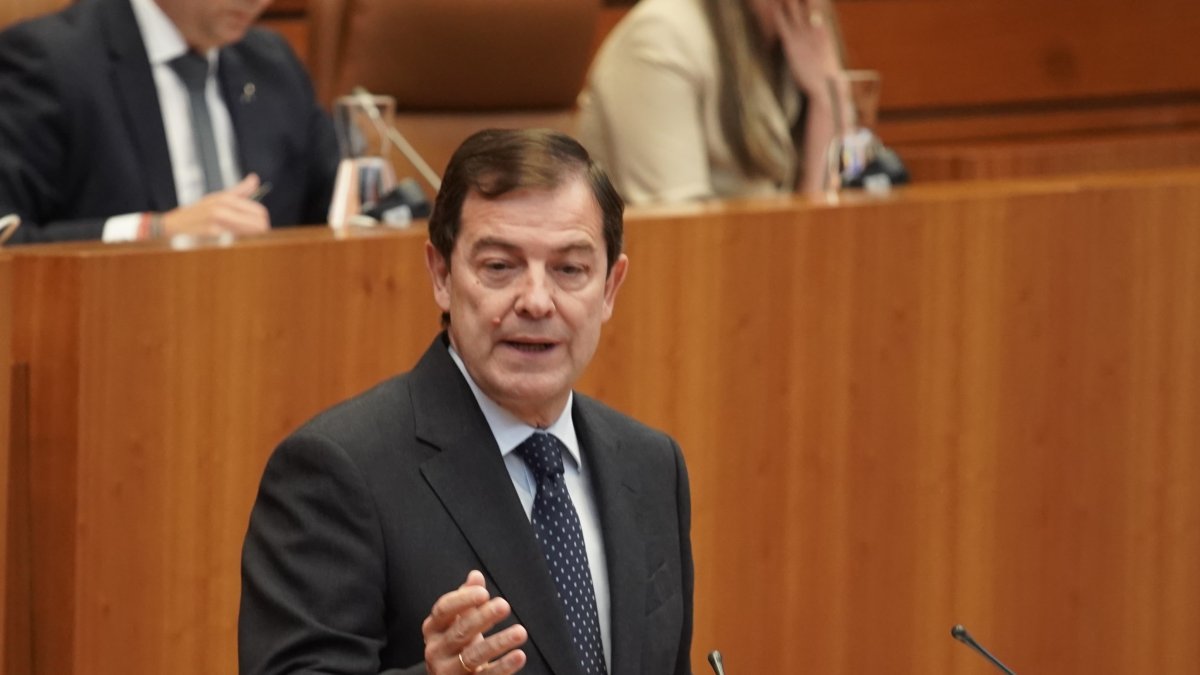 El candidato a la Presidencia de la Junta de Castilla y León, Alfonso Fernández Mañueco