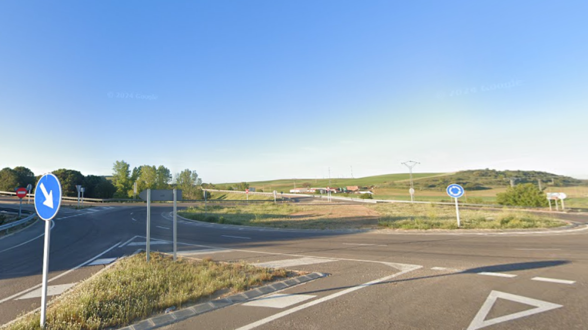 Kilómetro 163 de la N-620, a la altura del desvío de Pollos (Valladolid).