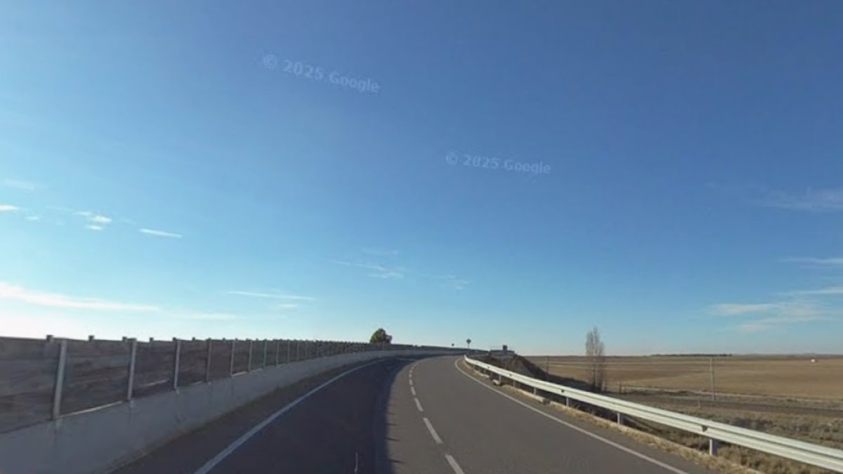 Carretera VP-8903, donde ocurrió el accidente