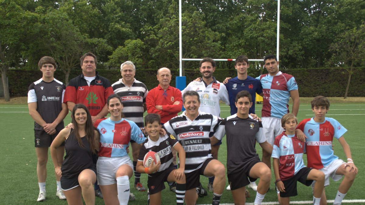 Imágenes de la 'quedada' de la familia Alonso-Lasheras, emblema incombustible del rugby español.