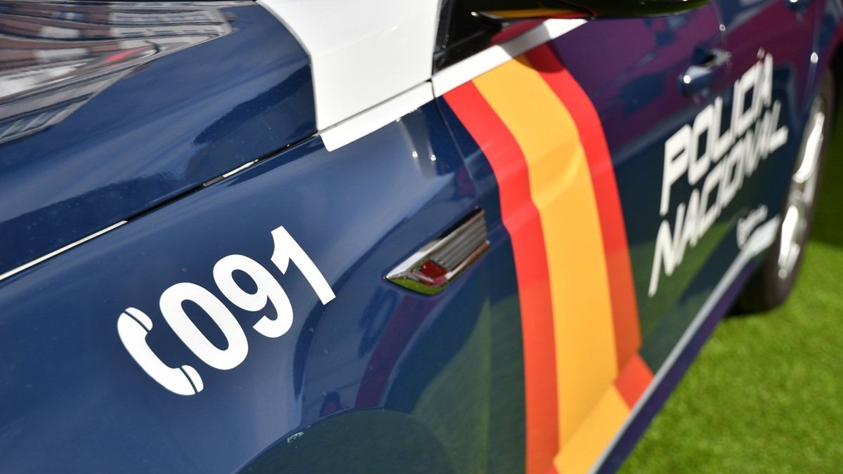Coche patrulla de la Policía Nacional.