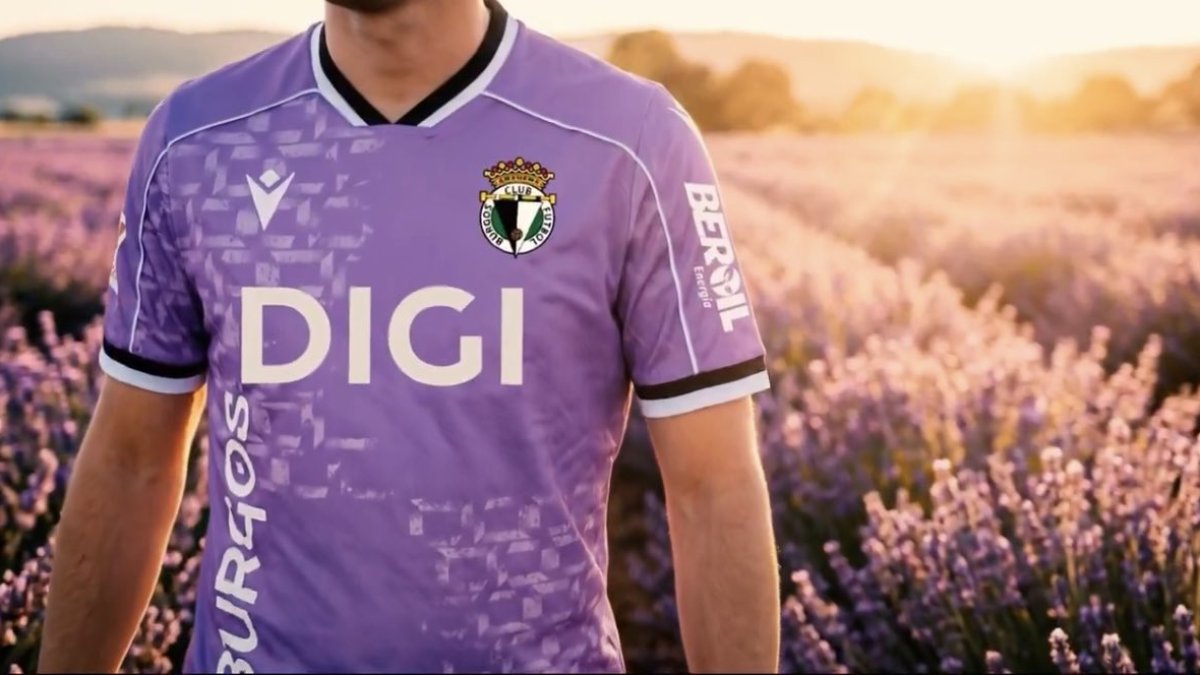 Tercera camiseta del Burgos para la temporada 26/27.