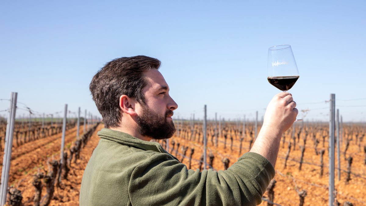 Jesús Martínez, enólogo de Cantovera (Ribera del Duero) y Valdecuevas (Rueda).