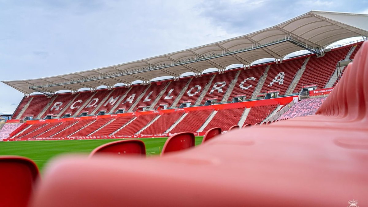 Estadio de Son Moix, en Mallorca.