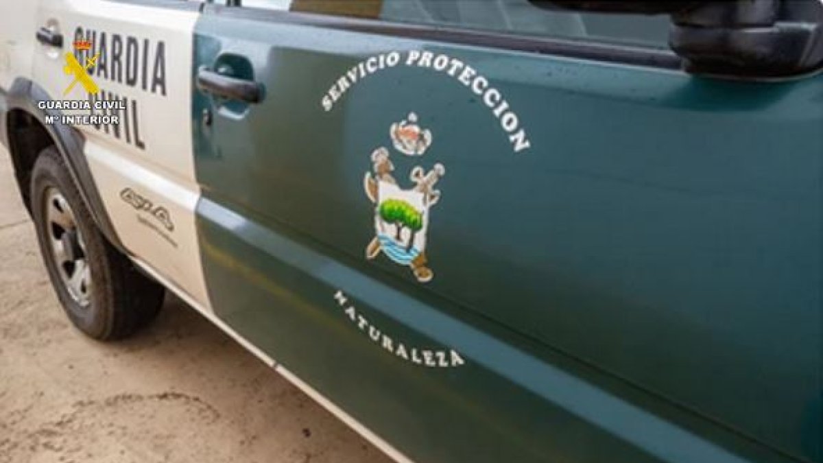 Vehículo de la Guardia Civil.