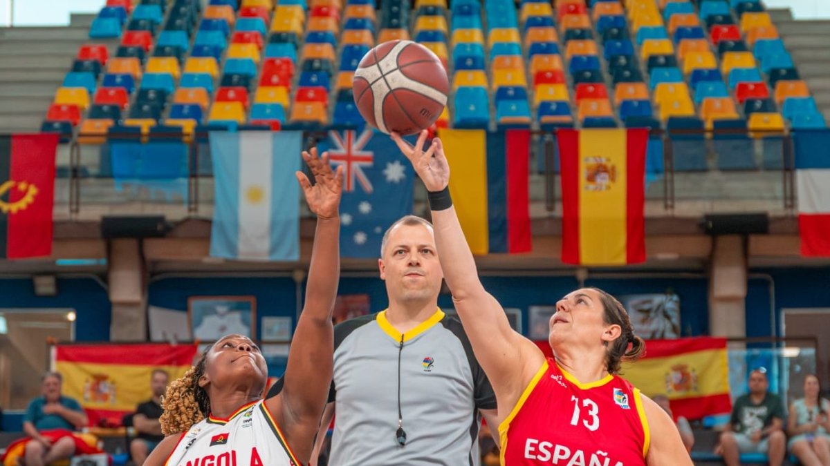 Vicky Vilariño con España.