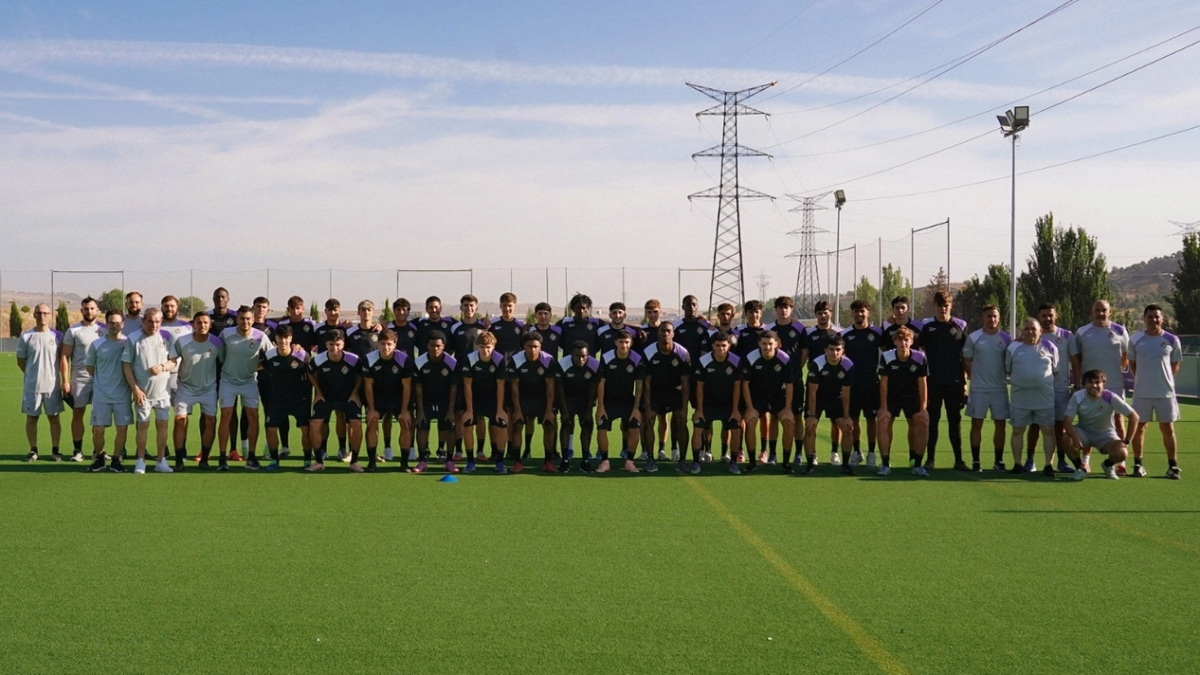 Primer entrenamiento del Real Valladolid Promesas.