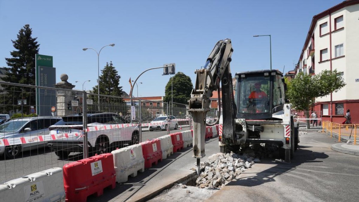 Restricciones al tráfico en el entorno de la estación de trenes durante los obras