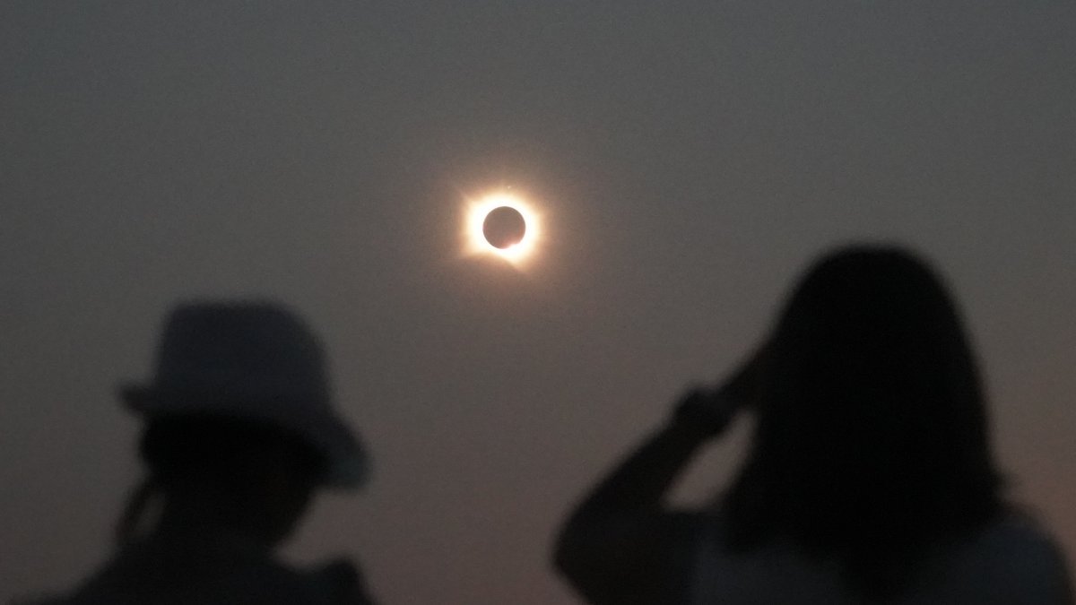 Eclipse total de Sol desde Tiedra (Valladolid)