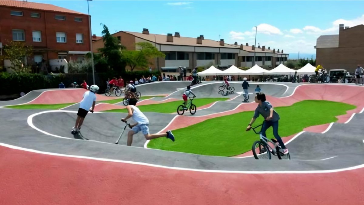 Modelo de la nueva pista pumptrack.
