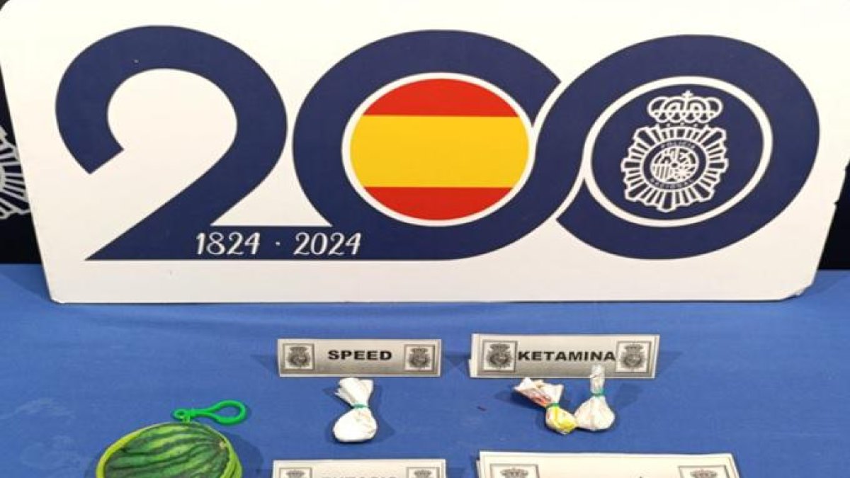 Ketamina, Speed y Éxtasis con un valor de 614,42 euros sustraída al detenido