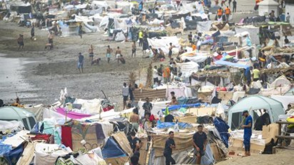 Crisis migratoria en Ceuta