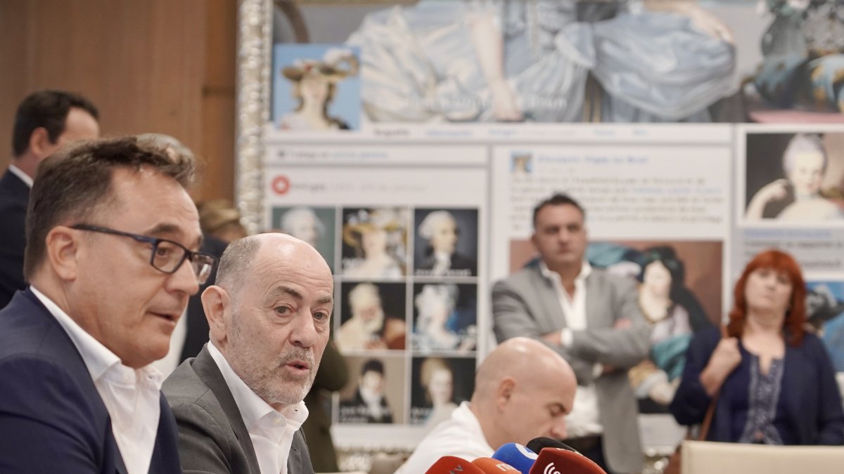 El director general de Acor, José Luis Domínguez, y el presidente de Acor, Jesús Posadas, en la presentación de los resultados económicos del ejercicio 2025-26.
