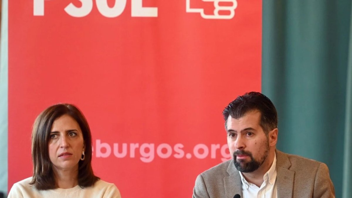 Esther Peña y Luis Tudanca en una foto de archivo.