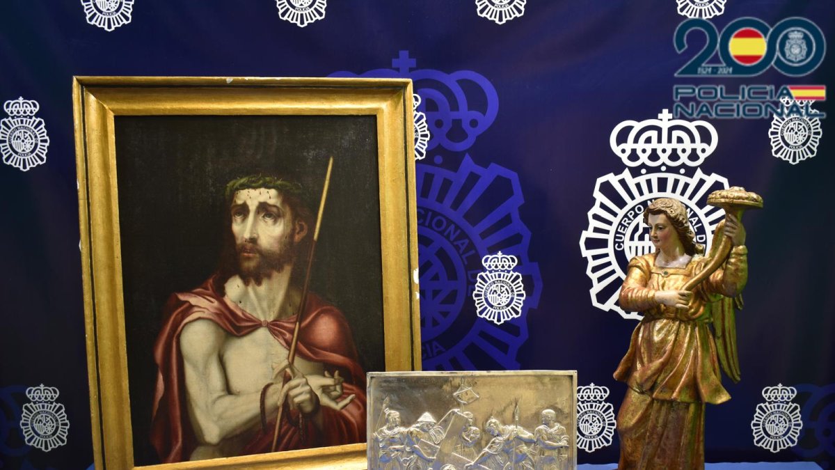 Tres obras recuperadas de los robos de Vera Cruz y San Pablo