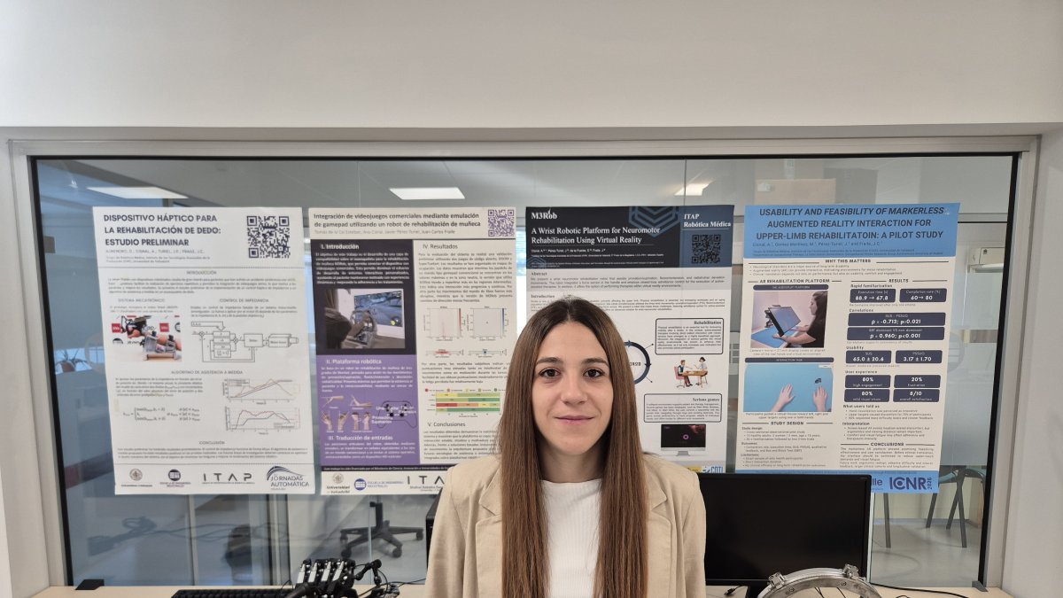 Ana Cisnal, científica del grupo de Investigación de Robótica Médica del Instituto de las Tecnologías Avanzadas de la Producción de la UVa.