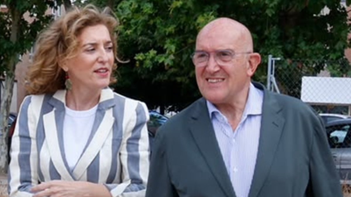 María Pardo y Jesús Julio Carnero, en una imagen de archivo.