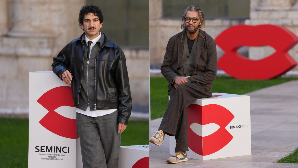 El director de 'Prosecution', Faraz Shariat y el director de 'Dao', Alain Gomis