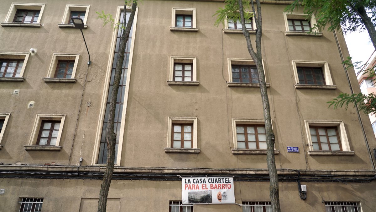 Antiguo cuartel de la Guardia Civil de la plaza de los Vadillos en Valladolid.