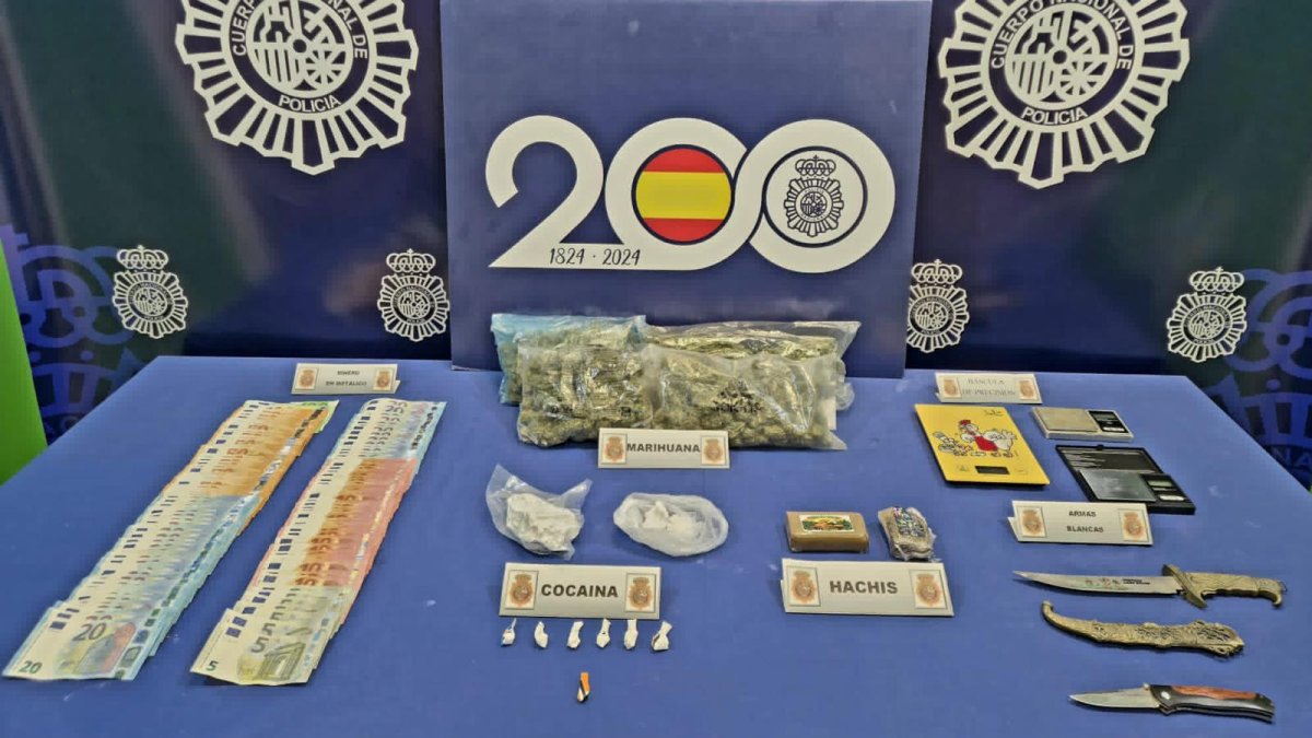 Operación contra el menudeo de drogas en Valladolid