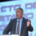 De los Mozos en su intervención de ayer en la jornada de UGT.-ICAL