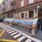 Parkibici de la calle Gabilondo, próximo a la estación de autobuses de Valladolid.  J.M. LOSTAU