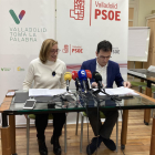 Rocío Anguita y Pedro Herrero, en la rueda de prensa de este martes