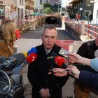 El concejal de Urbanismo, Ignacio Zarandona, delante del túnel de Labradores.