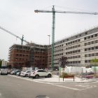 Construcción de viviendas en el nuevo barrio Cuarteles de Artillería y Conde Ansúrez.