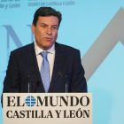 El consejero de Economía y Hacienda, Carlos Fernández Carriedo