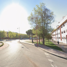 Cruce de la Avenida Diego Velázquez con la Avenida de Soria, en La Cistérniga (Valladolid)