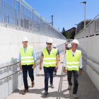 Visita del concejal Ignacio Zarandona a las obras de Padre Claret