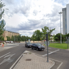 Confluencia de la avenida de Burgos con el Puente Mayor de Valladolid