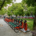 Estación de bicicletas del servicio BIKI