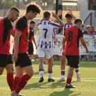 Jugadores del Promesas celebran uno de los goles