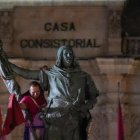 Retirada del pañuelo de fiestas al Conde Ansúrez