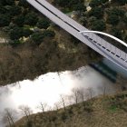 Recreación del viaducto de la Autovía del Duero
