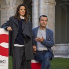 La actriz Pilar López de Ayala, de ‘En la alcoba del sultán’, junto a su director Javier Rebollo